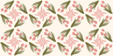 Kusursuz suluboya kapaklar, notlar, yumuşak arkaplan renkleri için eşsiz çiçek desenli arka plan. Suluboya sanat eseri. Çiçek sapı. Yeşil çiçek