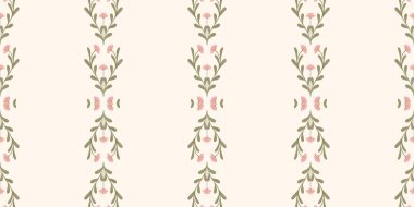 Kusursuz suluboya kapaklar, notlar, yumuşak arkaplan renkleri için eşsiz çiçek desenli arka plan. Suluboya sanat eseri. Çiçek sapı. Pembe çiçek.