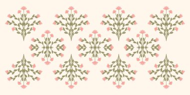 Kusursuz suluboya kapaklar, notlar, yumuşak arkaplan renkleri için eşsiz çiçek desenli arka plan. Suluboya sanat eseri. Çiçek sapı. Pembe çiçek.