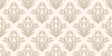 Kusursuz suluboya kapaklar, notlar, yumuşak arkaplan renkleri için eşsiz çiçek desenli arka plan. Suluboya sanat eseri. Çiçek sapı. Pembe çiçek.