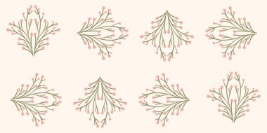 Kusursuz suluboya kapaklar, notlar, yumuşak arkaplan renkleri için eşsiz çiçek desenli arka plan. Suluboya sanat eseri. Çiçek sapı. Pembe çiçek.