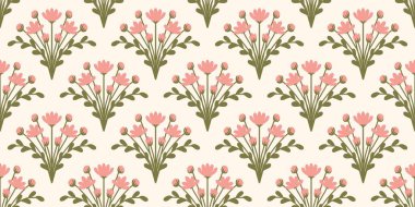 Kusursuz suluboya kapaklar, notlar, yumuşak arkaplan renkleri için eşsiz çiçek desenli arka plan. Suluboya sanat eseri. Çiçek sapı. Renkli çiçek.