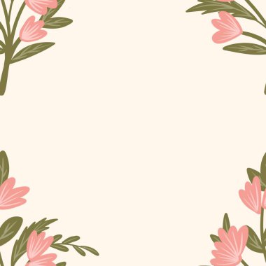 Kusursuz suluboya kapaklar, notlar, yumuşak arkaplan renkleri için eşsiz çiçek desenli arka plan. Suluboya sanat eseri. Çiçek sapı. Renkli çiçek.