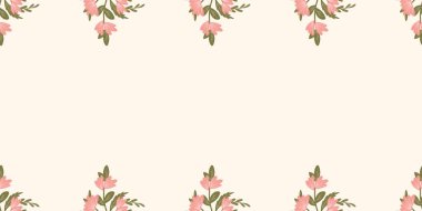 Kusursuz suluboya kapaklar, notlar, yumuşak arkaplan renkleri için eşsiz çiçek desenli arka plan. Suluboya sanat eseri. Çiçek sapı. Renkli çiçek.