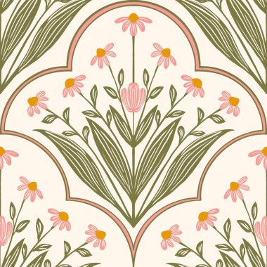 Kusursuz suluboya kapaklar, notlar, yumuşak arkaplan renkleri için eşsiz çiçek desenli arka plan. Suluboya sanat eseri. Çiçek sapı. Renkli çiçek.