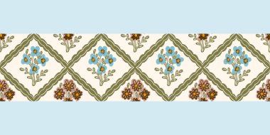 Kusursuz suluboya kapaklar, notlar, yumuşak arkaplan renkleri için eşsiz çiçek desenli arka plan. Suluboya sanat eseri. Çiçek sapı. Renkli çiçek.