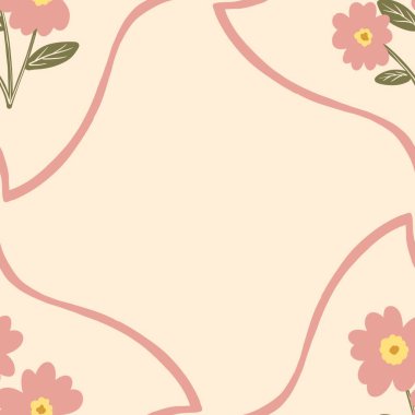 Kusursuz suluboya kapaklar, notlar, yumuşak arkaplan renkleri için eşsiz çiçek desenli arka plan. Suluboya sanat eseri. Çiçek sapı. Renkli çiçek.