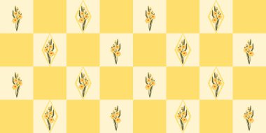 Kusursuz suluboya kapaklar, notlar, yumuşak arkaplan renkleri için eşsiz çiçek desenli arka plan. Suluboya sanat eseri. Çiçek sapı. Renkli çiçek