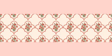 Kusursuz suluboya kapaklar, notlar, yumuşak arkaplan renkleri için eşsiz çiçek desenli arka plan. Suluboya sanat eseri. Çiçek sapı. Renkli çiçek