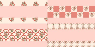 Kusursuz suluboya kapaklar, notlar, yumuşak arkaplan renkleri için eşsiz çiçek desenli arka plan. Suluboya sanat eseri. Çiçek sapı. Renkli çiçek