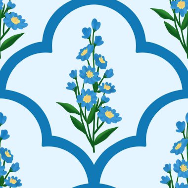 Kusursuz suluboya kapaklar, notlar, yumuşak arkaplan renkleri için eşsiz çiçek desenli arka plan. Suluboya sanat eseri. Çiçek sapı. Renkli çiçek