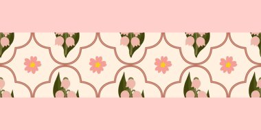 Kusursuz suluboya kapaklar, notlar, yumuşak arkaplan renkleri için eşsiz çiçek desenli arka plan. Suluboya sanat eseri. Çiçek sapı. Renkli çiçek