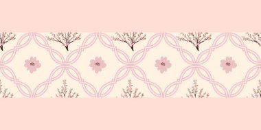 Kusursuz suluboya kapaklar, notlar, yumuşak arkaplan renkleri için eşsiz çiçek desenli arka plan. Suluboya sanat eseri. Çiçek sapı. Renkli çiçek