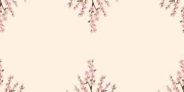 Kusursuz suluboya kapaklar, notlar, yumuşak arkaplan renkleri için eşsiz çiçek desenli arka plan. Suluboya sanat eseri. Çiçek sapı. Renkli çiçek