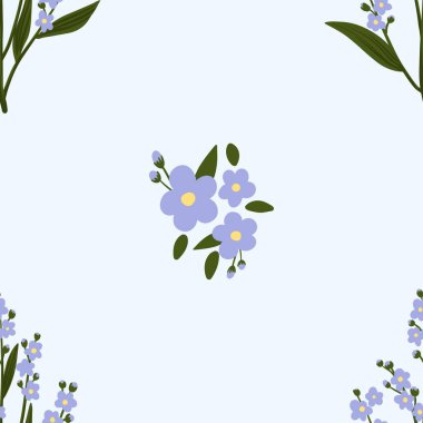 Kusursuz suluboya kapaklar, notlar, yumuşak arkaplan renkleri için eşsiz çiçek desenli arka plan. Suluboya sanat eseri. Çiçek sapı. Renkli çiçek