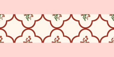 Kusursuz suluboya kapaklar, notlar, yumuşak arkaplan renkleri için eşsiz çiçek desenli arka plan. Suluboya sanat eseri. Çiçek sapı. Renkli çiçek