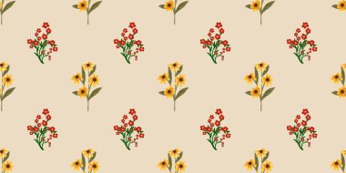 Kusursuz suluboya kapaklar, notlar, yumuşak arkaplan renkleri için eşsiz çiçek desenli arka plan. Suluboya sanat eseri. Çiçek sapı. Renkli çiçek