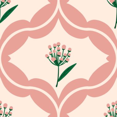 Kusursuz suluboya ve kapaklar, notlar ve afişler için eşsiz çiçek desenli arka plan. Yumuşak arkaplan rengi. Suluboya sanat eseri. Çiçek sapı. Renkli çiçek.