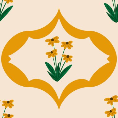 Kusursuz suluboya ve kapaklar, notlar ve afişler için eşsiz çiçek desenli arka plan. Yumuşak arkaplan rengi. Suluboya sanat eseri. Çiçek sapı. Renkli çiçek. 