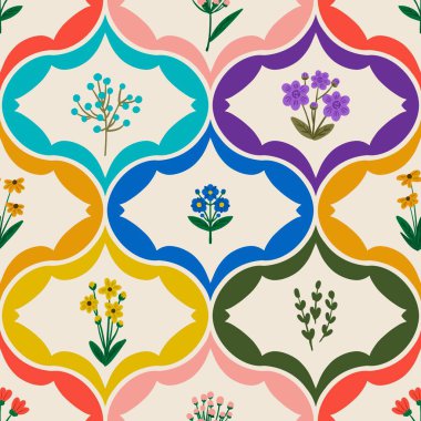 Kusursuz suluboya ve kapaklar, notlar ve afişler için eşsiz çiçek desenli arka plan. Yumuşak arkaplan rengi. Suluboya sanat eseri. Çiçek sapı. Renkli çiçek.