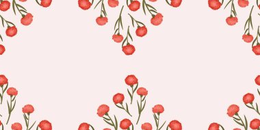 Kusursuz suluboya ve kapaklar, notlar ve afişler için eşsiz çiçek desenli arka plan. Yumuşak arkaplan rengi. Suluboya sanat eseri. Çiçek sapı. Renkli çiçek.