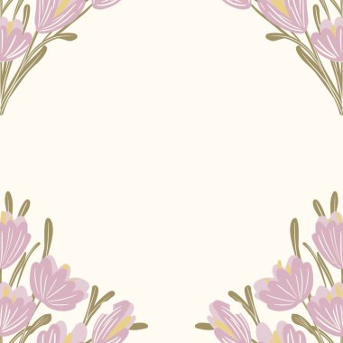 Kusursuz suluboya ve kapaklar, notlar ve afişler için eşsiz çiçek desenli arka plan. Yumuşak arkaplan rengi. Suluboya sanat eseri. Çiçek sapı. Renkli çiçek.