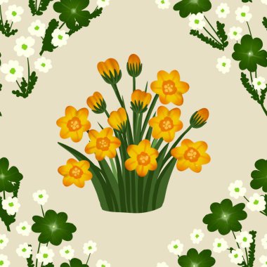 Kusursuz suluboya ve kapaklar, notlar ve afişler için eşsiz çiçek desenli arka plan. Yumuşak arkaplan rengi. Suluboya sanat eseri. Çiçek sapı. Renkli çiçek.