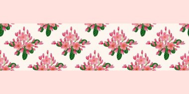 Kusursuz suluboya ve kapaklar, notlar ve afişler için eşsiz çiçek desenli arka plan. Yumuşak arkaplan rengi. Suluboya sanat eseri. Çiçek sapı. Renkli çiçek. 