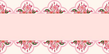 Kusursuz suluboya ve kapaklar, notlar ve afişler için eşsiz çiçek desenli arka plan. Yumuşak arkaplan rengi. Suluboya sanat eseri. Çiçek sapı. Renkli çiçek. 