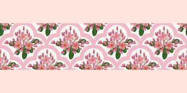 Kusursuz suluboya ve kapaklar, notlar ve afişler için eşsiz çiçek desenli arka plan. Yumuşak arkaplan rengi. Suluboya sanat eseri. Çiçek sapı. Renkli çiçek. 