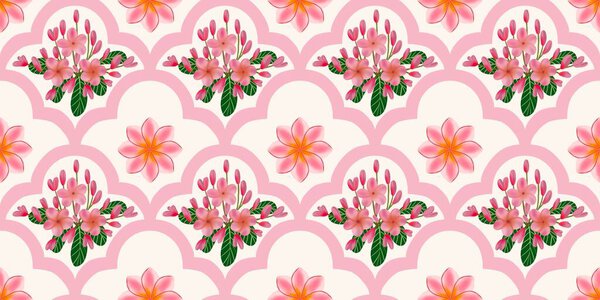 Бесшовный акварель и уникальный цветочный узор фона для обложек, заметок, баннеров. Мягкий цвет фона. Произведение акварельного искусства. Цветочный стебель. Цветок. 