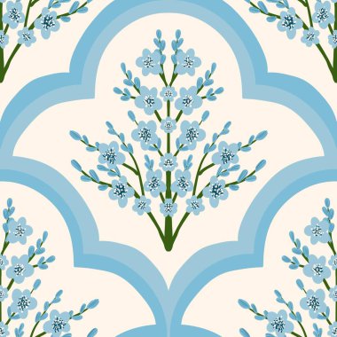 Kusursuz suluboya ve kapaklar, notlar ve afişler için eşsiz çiçek desenli arka plan. Yumuşak arkaplan rengi. Suluboya sanat eseri. Çiçek sapı. Renkli çiçek. 