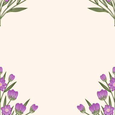 Kusursuz suluboya ve kapaklar, notlar ve afişler için eşsiz çiçek desenli arka plan. Yumuşak arkaplan rengi. Suluboya sanat eseri. Çiçek sapı. Renkli çiçek. 