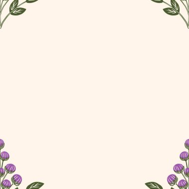 Kusursuz suluboya ve kapaklar, notlar ve afişler için eşsiz çiçek desenli arka plan. Yumuşak arkaplan rengi. Suluboya sanat eseri. Çiçek sapı. Renkli çiçek. 