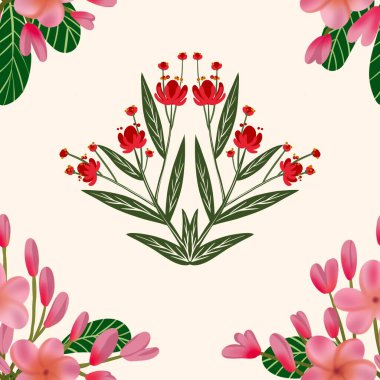 Kusursuz suluboya ve kapaklar, notlar ve afişler için eşsiz çiçek desenli arka plan. Yumuşak arkaplan rengi. Suluboya sanat eseri. Çiçek sapı. Renkli çiçek. 