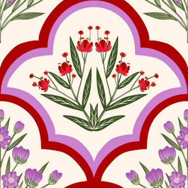 Kusursuz suluboya ve kapaklar, notlar ve afişler için eşsiz çiçek desenli arka plan. Yumuşak arkaplan rengi. Suluboya sanat eseri. Çiçek sapı. Renkli çiçek. 