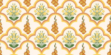 Kusursuz suluboya ve kapaklar, notlar ve afişler için eşsiz çiçek desenli arka plan. Yumuşak arkaplan rengi. Suluboya sanat eseri. Çiçek sapı. Renkli çiçek. 