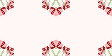 Kusursuz suluboya ve kapaklar, notlar ve afişler için eşsiz çiçek desenli arka plan. Yumuşak arkaplan rengi. Suluboya sanat eseri. Çiçek sapı. Renkli çiçek. 