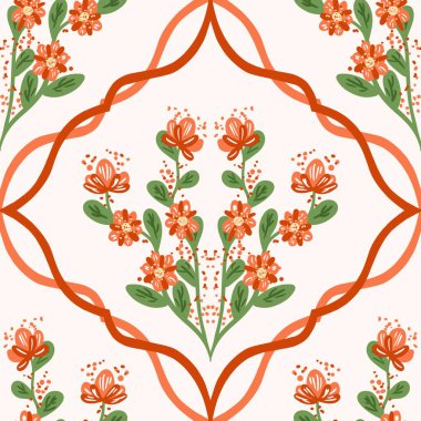 Kusursuz suluboya ve kapaklar, notlar ve afişler için eşsiz çiçek desenli arka plan. Yumuşak arkaplan rengi. Suluboya sanat eseri. Çiçek sapı. Renkli çiçek. Yaz Baharı.  