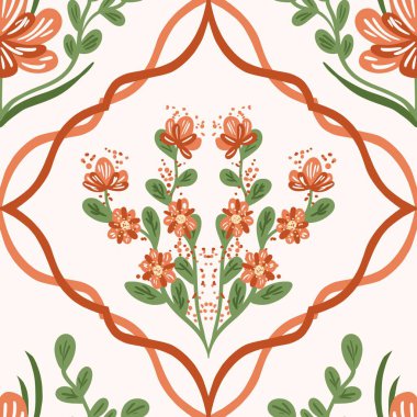 Kusursuz suluboya ve kapaklar, notlar ve afişler için eşsiz çiçek desenli arka plan. Yumuşak arkaplan rengi. Suluboya sanat eseri. Çiçek sapı. Renkli çiçek. Yaz Baharı.  