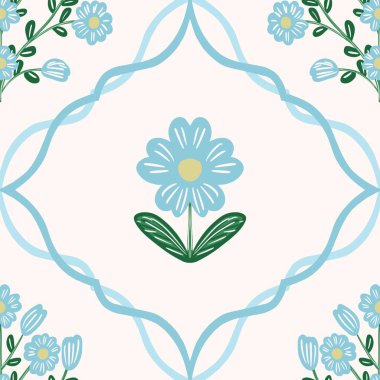 Kusursuz suluboya ve kapaklar, notlar ve afişler için eşsiz çiçek desenli arka plan. Yumuşak arkaplan rengi. Suluboya sanat eseri. Çiçek sapı. Renkli çiçek. Yaz Baharı.  