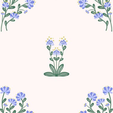 Kusursuz suluboya ve kapaklar, notlar ve afişler için eşsiz çiçek desenli arka plan. Yumuşak arkaplan rengi. Suluboya sanat eseri. Çiçek sapı. Renkli çiçek. Yaz Baharı.  