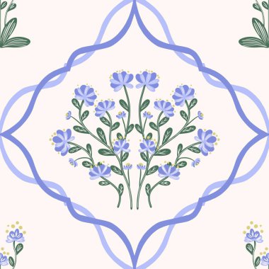 Kusursuz suluboya ve kapaklar, notlar ve afişler için eşsiz çiçek desenli arka plan. Yumuşak arkaplan rengi. Suluboya sanat eseri. Çiçek sapı. Renkli çiçek. Yaz Baharı.  