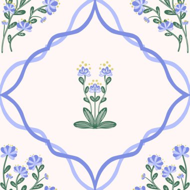 Kusursuz suluboya ve kapaklar, notlar ve afişler için eşsiz çiçek desenli arka plan. Yumuşak arkaplan rengi. Suluboya sanat eseri. Çiçek sapı. Renkli çiçek. Yaz Baharı.  