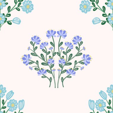 Kusursuz suluboya ve kapaklar, notlar ve afişler için eşsiz çiçek desenli arka plan. Yumuşak arkaplan rengi. Suluboya sanat eseri. Çiçek sapı. Renkli çiçek. Yaz Baharı.  