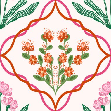 Kusursuz suluboya ve kapaklar, notlar ve afişler için eşsiz çiçek desenli arka plan. Yumuşak arkaplan rengi. Suluboya sanat eseri. Çiçek sapı. Renkli çiçek. Yaz Baharı.  