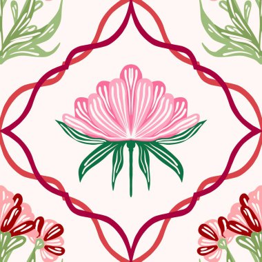 Kusursuz suluboya ve kapaklar, notlar ve afişler için eşsiz çiçek desenli arka plan. Yumuşak arkaplan rengi. Suluboya sanat eseri. Çiçek sapı. Renkli çiçek. Yaz Baharı.  