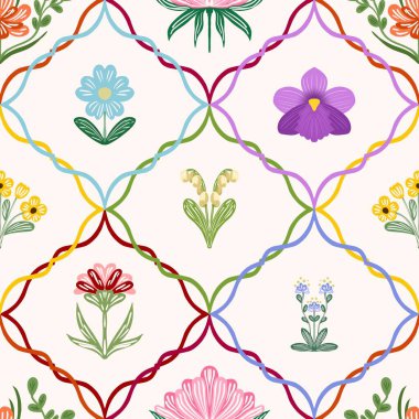 Kusursuz suluboya ve kapaklar, notlar ve afişler için eşsiz çiçek desenli arka plan. Yumuşak arkaplan rengi. Suluboya sanat eseri. Çiçek sapı. Renkli çiçek. Yaz Baharı.  