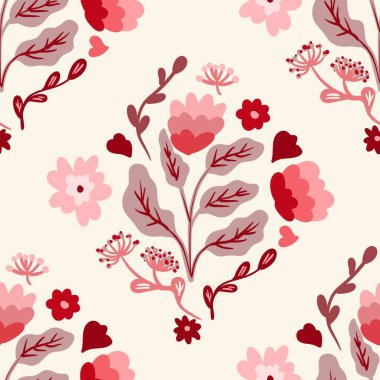 Güz Kış Şablonu Kapak, Bayrak ve Notlar için Arkaplan Çizimi. Sonbahar Estetik Arkaplanı. Bitki ve Çiçek Desenli Arkaplan. 