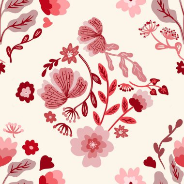 Güz Kış Şablonu Kapak, Bayrak ve Notlar için Arkaplan Çizimi. Sonbahar Estetik Arkaplanı. Bitki ve Çiçek Desenli Arkaplan. 